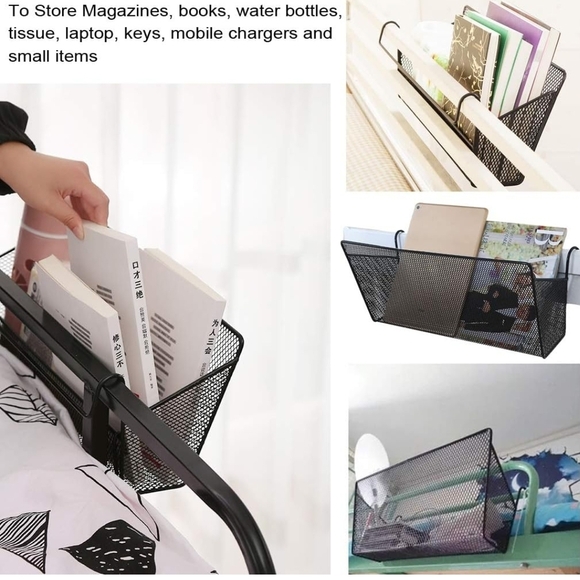 Black Metal Organizer Rack - Picture 5 of 5